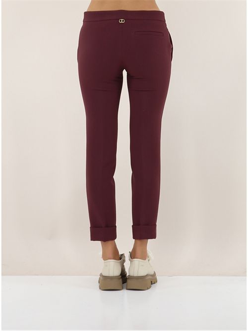 pantalone donna vino TWINSET | TT2104/11944